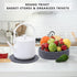 Trivets for Hot Dishes, 5 Pcs 7 Inch Hot Pads with Storage Basket for Kitchen Countertops, Heat Resistant Cotton Table