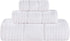 3-Piece Set, 1 1 1 Superior Cotton Towel Zero Twist, Waffle Border, Bathroom Essentials, Shower, Spa, Luxury Plush Soft