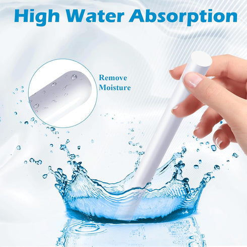 PlikBlik Closet Drying Rod Stick for Toys, Reusable Diatom Desiccant & Deodorizer with Quick Drying Water Absorption