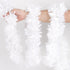 KIMOBER 32.8 Ft White Metallic Christmas Tinsel Garland for Tree and Wedding Party Decorations