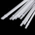 Dakoufish 9 Inch Clear Reusable Plastic Drinking Straws, Set of 12 with Cleaning Brush for Mason Jars