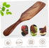 Hemoton Turner Spatula Set, Wooden Spurtles, Non-Stick Kitchen Tool, Slotted Stirring Spoons