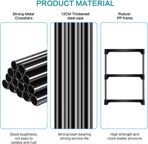 OLYREO Closet 4 Closet Stackable Small Shoe Rack for Tier, Sturdy Shoe Rack Organizer for Front Door Entrance