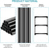 OLYREO Closet 3 Closet Stackable Small Shoe Rack for Tier, Sturdy Shoe Rack Organizer for Front Door Entrance