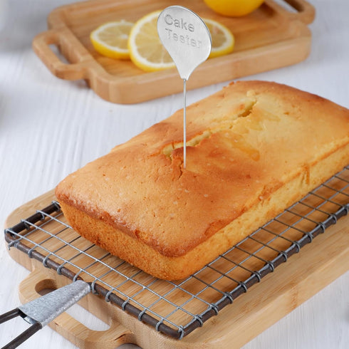 Cake Tester for Baking, 4 Packs Reusable Cake Testing Sticks, 7.9 in Stainless Steel Skewers