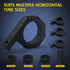 Nilight 2PCS Roll Bar Clamps Mounting Brackets, LED Light Mount Clamps Fit on 2.135" to 2.5” Bull Bars