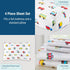 Set 100% Cozy Wildkin Flannel Full Sheet Cotton, Soft & Bed Sheets - Trains, Planes, and Trucks