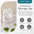 Qtip Holder Pack of 4 - Clear Plastic Vanity Makeup Organizer Storage for Cotton Swabs, Balls, Sponges, Canister