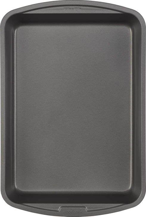 GoodCook Everyday Nonstick Steel Baking Pan, 14" x 10", Gray