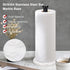 NearMoon Standing Paper Towel Holder, Kitchen Countertop Roll Holder for Standard or Jumbo-Sized with Marble Base,