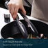 KITCHENDAO 9-Inch Tongs for Cooking, One-Handed Silicone Tips, Soft-Touch Handle for Non-Stick Cookware