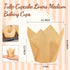 300PCS Standard Tulip Parchment Cupcake Liners, Baking Cups for Muffins, Perfect for Parties & Catering