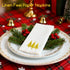 FUNPAK 100pcs 3-Ply Christmas Napkins Paper Hand Towels for Bathroom Dinner, Disposable Christmas Napkins, Xmas Paper