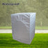 QLLY Washer/Dryer Cover for Front-loading Machine - Waterproof, Dustproof, Sun-Proof, W27"D33"H39" (Basic Silver)