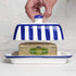 Countertop, City to Cottage Large Butter Dish with Lid for Ceramic Butter Keeper, Butter Container with Knob Handle