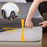 Full Size Waterproof Mattress Protector, 40% Rayon Derived from Bamboo Grey Cover, 3D Air Fabric with Deep Pocket 6"-15"