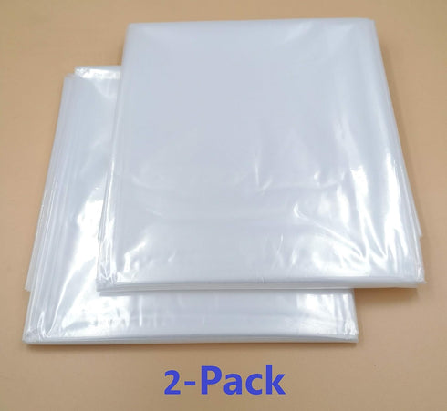 ComfortHome Mattress Bag for Moving and Storage, Clear, Twin and Full Size, 2 Pack