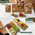 Set 3, (Set 3) Acacia Wood Cutting Boards for Kitchen of Chopping Board with Holder, with Deep Juice Groove Grip