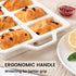Silicone Mini Loaf Pans with Metal Reinforced Frame - 2 Pack Non-stick Baking Pan for 8-Cavity Tiny Banana Bread