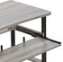 Furinno 10016GYW/BK Home Laptop Notebook Computer Desk, French Oak Grey/Black
