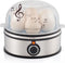 Elite Gourmet EGC855SS Easy Egg Cooker, 7-Egg Capacity, Soft, Medium, Hard-Boiled, Omelets,