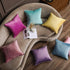 MIULEE Pack of 2 Soft Hot Pink Decorative Velvet Throw Pillow Covers, 18x18 Inch for Sofa, Bedroom