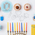 The Dreidel Company Stainless Steel Hanukkah Cookie Cutters, 5 Shapes: Menorah, Dreidel, Star, Maccabee Shield