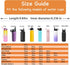 5 PCS Miracredo Replacement Straws for Hydro Flask Wide Mouth Bottle, Fit Takeya, Includes 2 Straw Cleaner Brushes