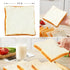 Joeabor 4 Set Artificial Bread Slice Fake White Sliced Bread Realistic Fake Food for Display Faux Bread Slice Model