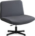 Armless Criss Cross Office Desk Chair Cover, Waterproof Stretch Jacquard Slipcover for Mid Back Wide Seat Gaming Chair