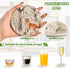 SDMKA 6 3.9 Inch Cute Forest Fox Pcs Cotton Woven Coasters with Holder - Absorbent Drink Coasters - Ideal for Coffee