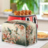 Hummingbird Floral Print 2 Slice Toaster Cover, Dust Protection Kitchen Appliance Cover with Handle, Washable