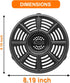 GXF Air Fryer Grill Pan for Ninja 4 QT AF101, 5.5 Quart AF161, Non-Stick Round Grill Plate, Dishwasher Safe