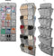 2Pcs 30 Large Pockets Dual Sided Hanging Shoe Organizer for Closet Shoe