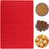 Webake Mini Round Silicone Molds, Semi Sphere Gummy Candy Chocolate Chip Molds, 468 Cavity (Red-0.5 Inch)
