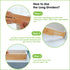 ANTOWIN Bamboo Drawer Dividers Organizers - Adjustable Spring-loaded Drawer Separators for Large Utensil, Clothes, Tools