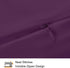INSSL Dark Purple Mulberry Silk Pillowcase for Hair and Skin Health, Natural Silk Pillow Cover with Hidden Zipper, 1