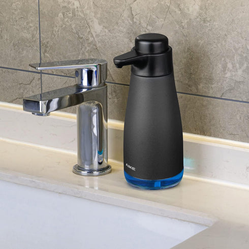 15fl.oz AIKE Liquid Soap Dispenser for Dish and Hand Soap Matte Black