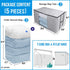 Cube Vacuum Storage Bags, Premium Totes with Cubic Compression Seal for Clothing, Bedding, Comforters, and More