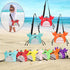 Kids Mesh Beach Bag, Cute Crab-Shaped Seashell Collecting Bag with Adjustable Strap for Holding Shell Beach Toy