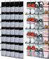 Windyun 2 Pcs 70 Large over The Door Shoe Organizer Hanging Shoe