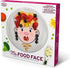 Ms. Food Face Kids' Dinner Plate - Fun Ceramic Design