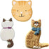 Ann Clark Cat Cookie Cutters 3-Pc. Set Made in USA - Cat Face, Sitting Cat, Curled Cat