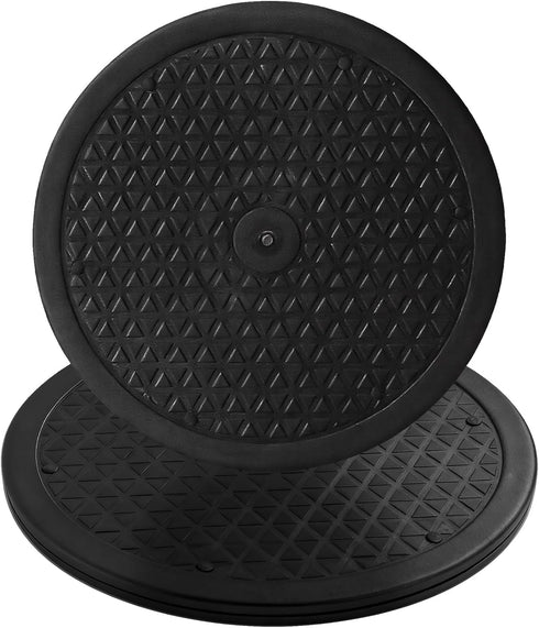 FFPDYBEST 8 Inch Artwork(360 (12INCH/1-2PC) Lazy Susan Rotating Swivel Stand Non Skid Heavy Duty Turntable Base