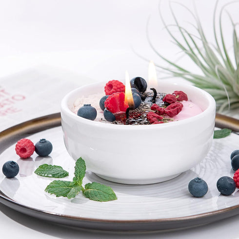 Smoothie Yogurt Bowl Scented Soy Candle Morning Ritual Gift for Your Lovers Friends