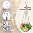 2PCS Hanging Chicken Feeder, Chicken Toys for Coop, Foldable Large Poultry Vegetable Fruits Feeder Basket with Hanging