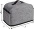 iFedio Toaster Cover 4 Slice with Storage Pockets, Toaster Dust Cover, Washable & Waterproof (Grey) by iFedio