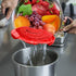 Clip On Strainer Silicone for All Pots and Pans, AUOON Pasta Strainer for Meat, Vegetables, Fruit