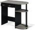 Furinno Go Green Home Laptop Computer Desk/Table with 2 Drawer Bins, French Oak Grey/Black
