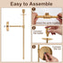 Set 2 Yollzey Candle Holder Wall Sconces of with Battery Operated Candles and Remote Control, Wall Sconces Home Decor